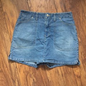 Denim Skort